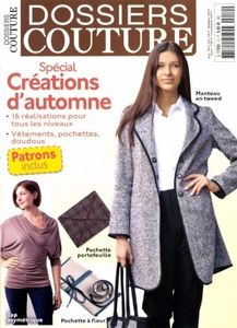 JUPE DROITE Noir et Blanc (modèle Séverine de Cousu Main)