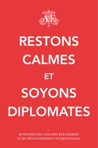 Voeux du Ministère des Affaires Etrangères