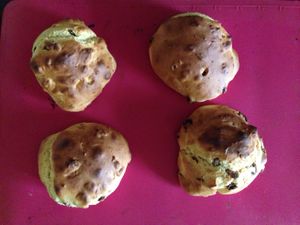 Scones aux raisins secs