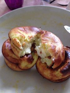 Moelleux de courgettes au cœur coulant