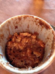 Mug cake Choco-banane