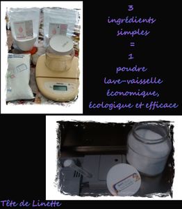 Ma nouvelle poudre lave-vaisselle, faite maison!