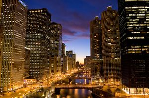A Chicago; Flying to Chicago