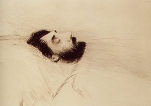 Proust sur son lit de mort