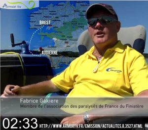 Des nouvelles de #Fabrice #Gakière reportage #télé- #voile #accessible #handicap immense #défi!
