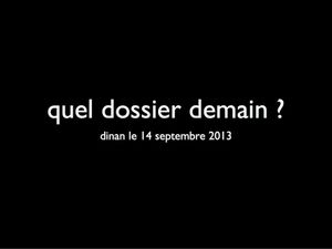 Le dossier médical ......... à révolutionner ....