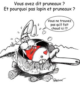 Avant j'aimais pas manger du lapin .............
