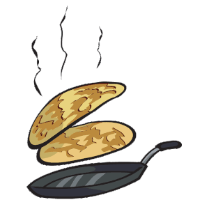 Des crêpes oui....mais des crêpes aux herbes !