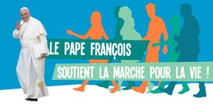Le pape François soutient la Marche pour la vie du 25 janvier
