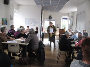 Dictée lors d'une rencontre interclubs