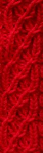 DIY : le gilet rouge à serpentins de Léontine en 18 mois/2ans