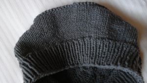 la couronne avec ses augmentations dans les rangs jersey