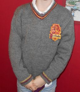 Cape et pull Harry Potter fabriqués main pour Pablo