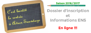 Dossier d'informations ENS et d'inscription 2016/2017
