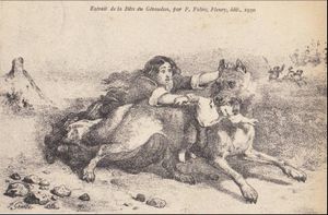 La bête du Gévaudan en Auvergne