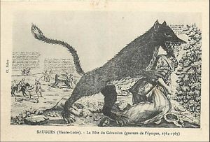 La bête du Gévaudan en Auvergne