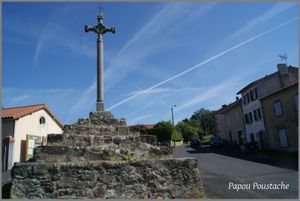Eglise et croix d'Agnat
