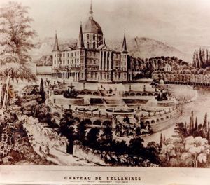La Combelle:Le château de sélamines