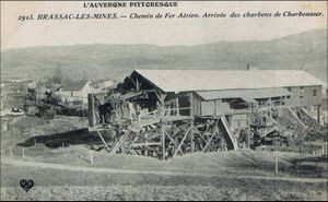 Le transport aérien entre Charbonnier et Brassac