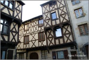 Les vieilles maisons à Billom
