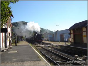 La gare de Massiac (Cantal)