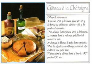 Le gâteau à la chataigne