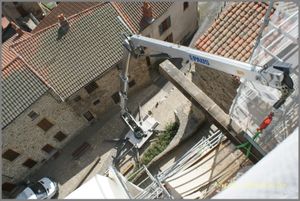 Modification beffroi collégiale d'Auzon
