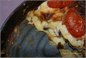 Gratin de pomme de terre aux cèpes