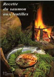 Tradition auvergnate: Le saumon aux lentilles