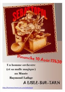 La vidéo du spectacle de Sébastopol homme-orchestre