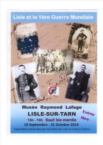 Les Journées du Patrimoine : Lisle et la Première Guerre Mondiale
