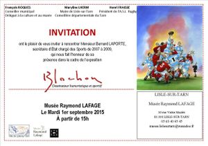 Bernard LAPORTE au Musée Raymond LAFAGE