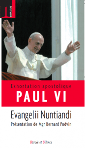 Relire « Evangelii Nuntiandi »