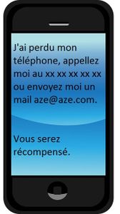 Smartphone perdu