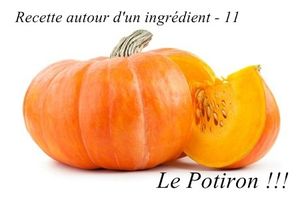 Recette autour d'un ingrédient #11 le potiron