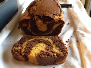 Cake sucré courge chocolat
