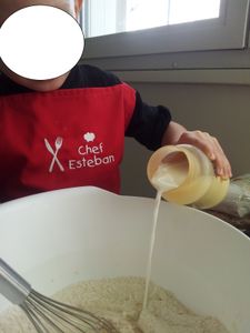 Pâte à crêpes bretonne et sucrée d'Axelle
