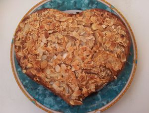Gâteau à la pomme et à la poire.