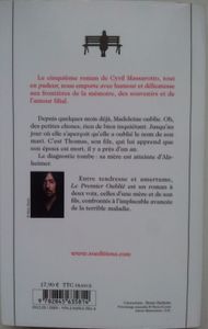 Le premier oublié. Cyril Massarotto.