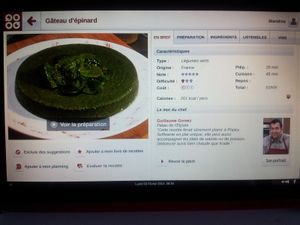 Deux gâteaux d'épinards: salé et sucré