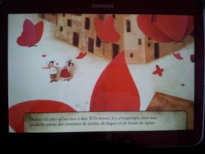 La grande fabrique de mots. Agnès de Lestrade (dès 6 ans) + bookapp.