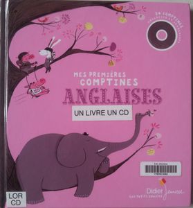 Livres-cd de chansons et comptines en anglais.