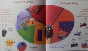 Livres-cd de chansons et comptines en anglais.