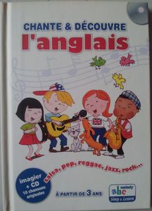 Livres-cd de chansons et comptines en anglais.