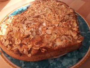 Gâteau à la pomme et à la poire.