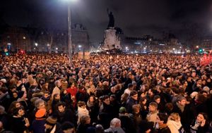 Place de la République à Paris.