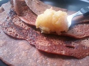 Crêpes de Miss'Pat et leur banana curd