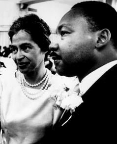 Rosa Parks et Martin Luther King