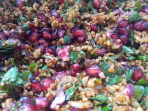 Kisir (taboulé turc) à la grenade (entrée ou plat)