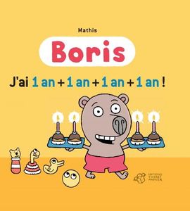 Cinq albums de BORIS - Texte et illustrations de Mathis (dès 3 ans)